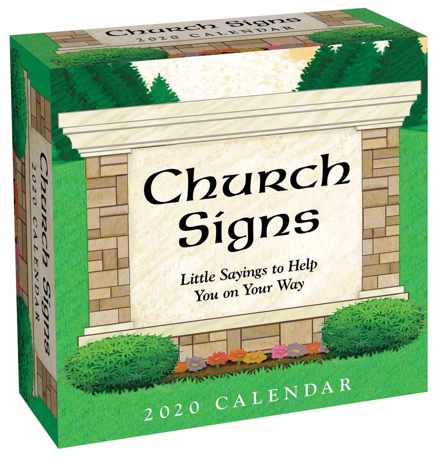 Church Signs 2020 DaytoDay Calendar Andrews McMeel Publishing