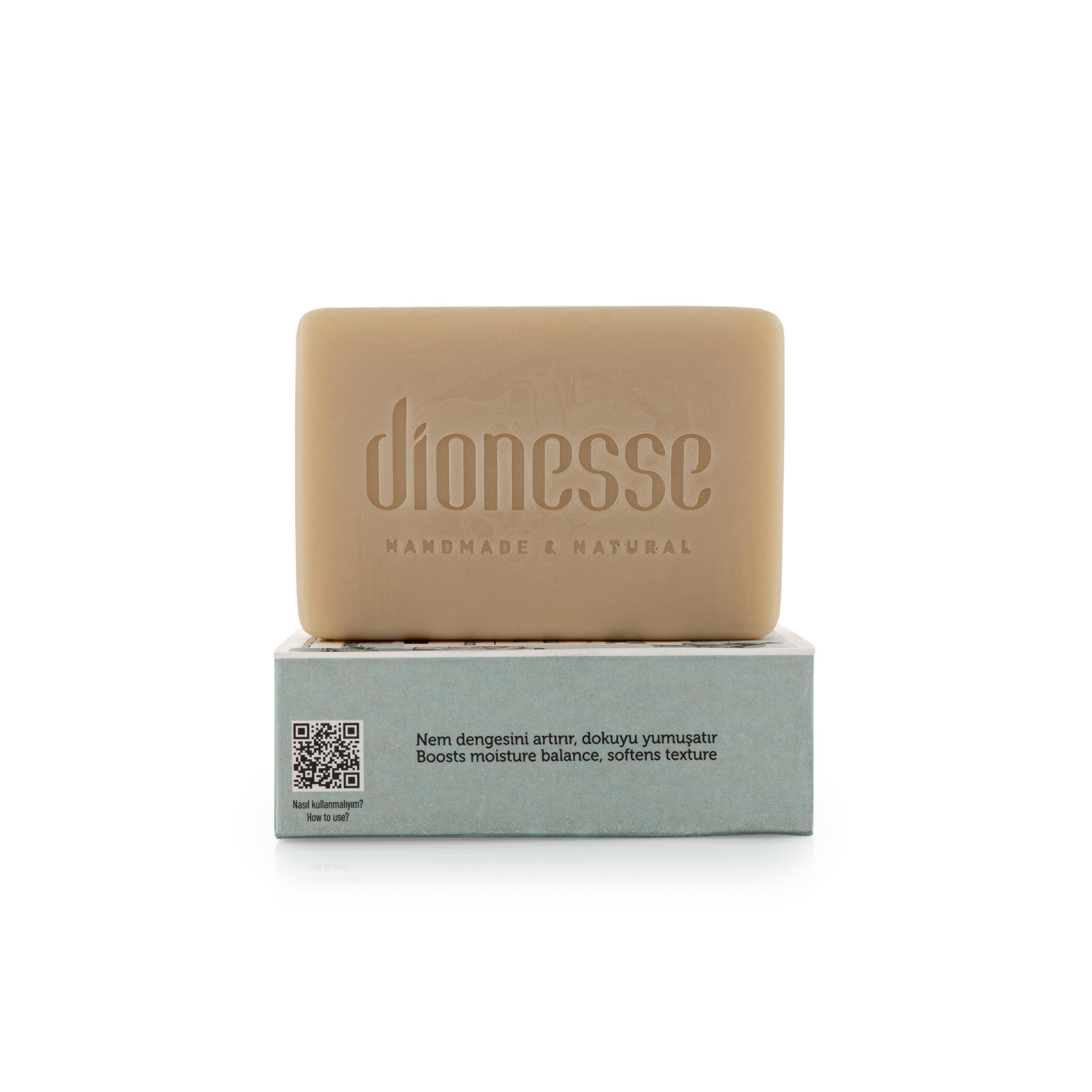 Dionesse 100% Doğal Eşek Sütü Sabunu 120 gr - Lekelere Karşı Etkili, Hücre Yenileyici El Yapımı Yüz, Vücut ve Saç Sabunu