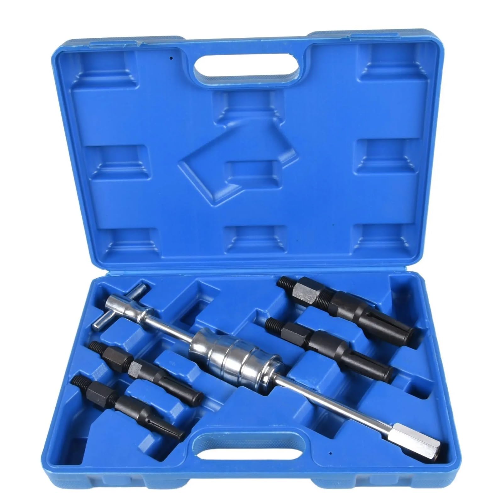 Juego de Herramientas internas de Martillo Deslizante, Extractor de cojinete Interno de Agujero Ciego, 5 uds. Extractor de Volante Motor Extractor de Volante