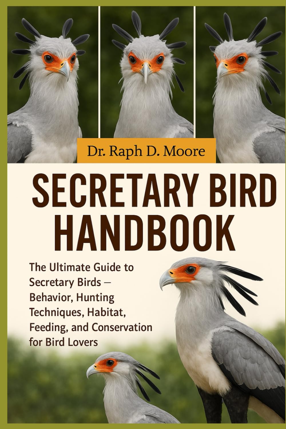 SECRETARY BIRD HANDBOOK: The Ultimate Guide to Secretary Birds – Behavior, Hunting Techniques, Habitat, Feeding, and Conservation for Bird Lovers