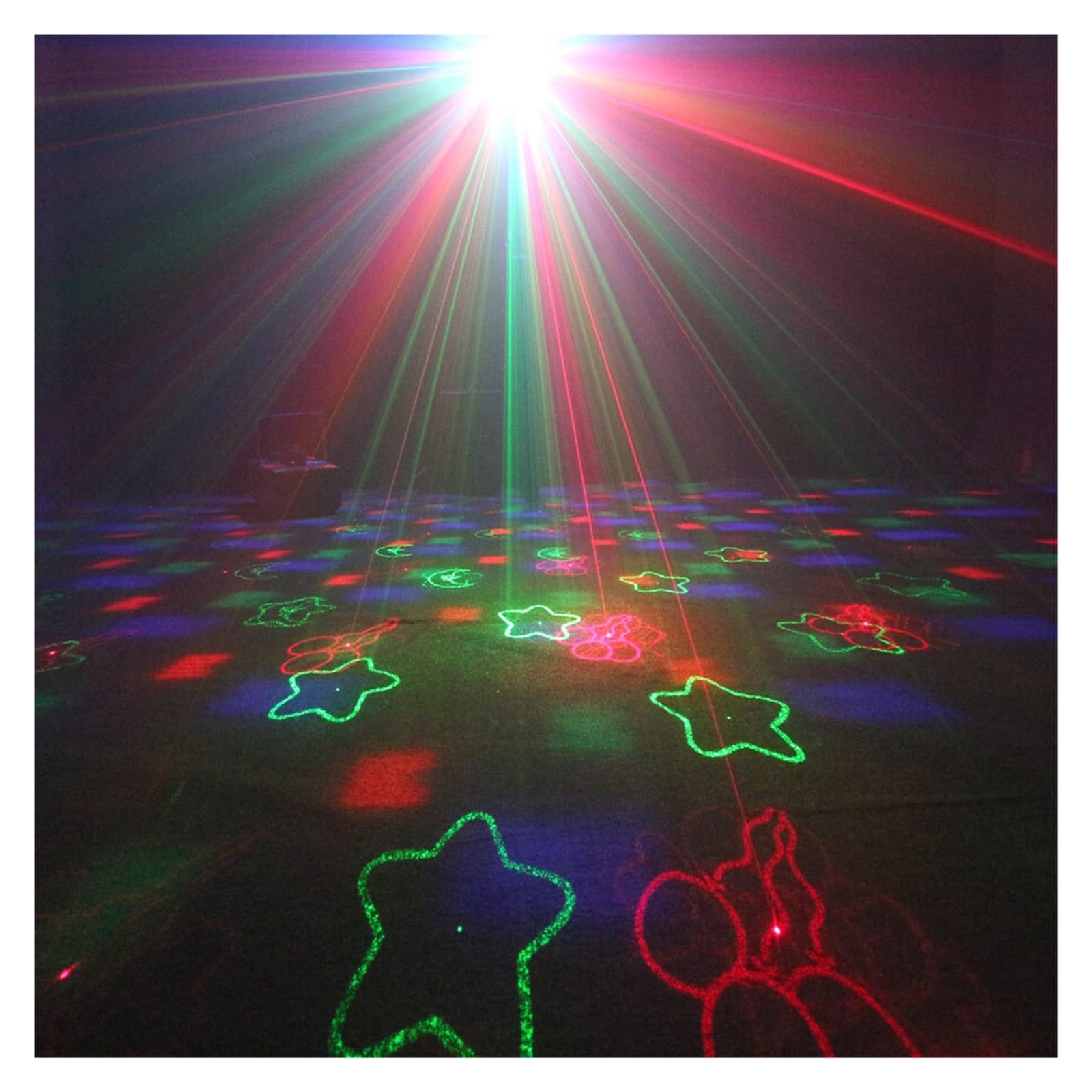 60 wzorów baterii oświetlenie dyskotekowe DJ Party R & G projektor RGB LED magiczna kula Bar sala taneczna efekt sceniczny lampa USB F2N6 Na imprezy i do klubów
