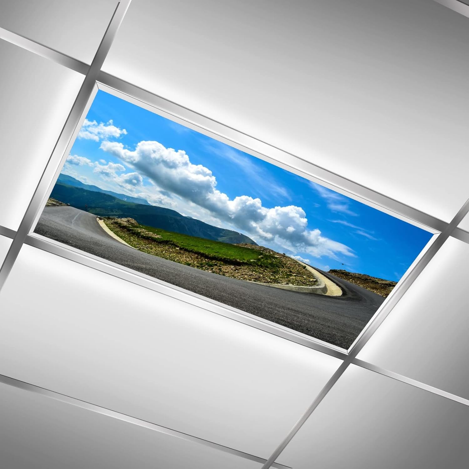 Fluorescent Light Covers for Classroom Office Eliminate Harsh Glare Causing Eyestrain and