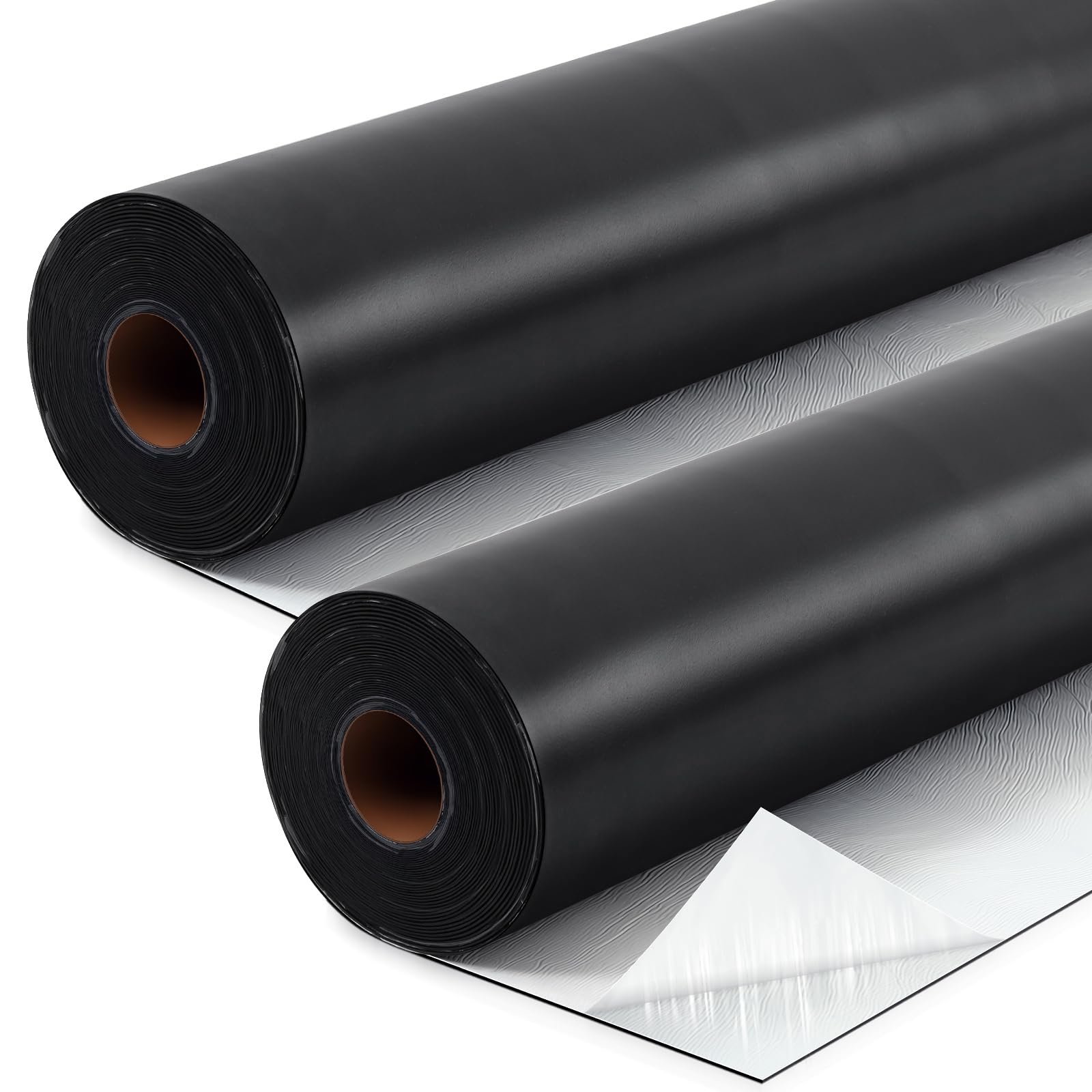 Photo 1 of Pushglossy EPDM Rubber Roofing Membrane, 50 Mil, 39" x 10 Ft, Black