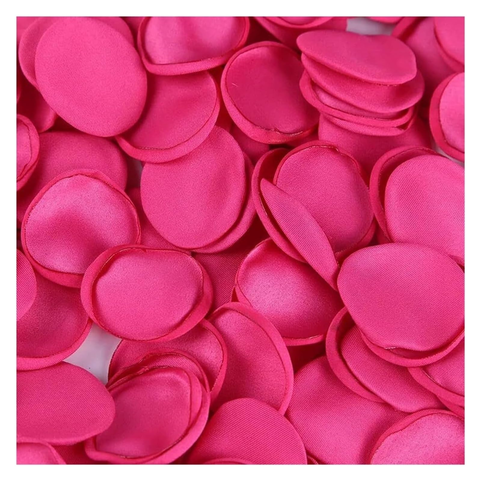 CYJAZNHH Artificial Silk Rose Petals Multicolor 5cm X 5cm 100-300 Pcs(Rose Red,300pcs)