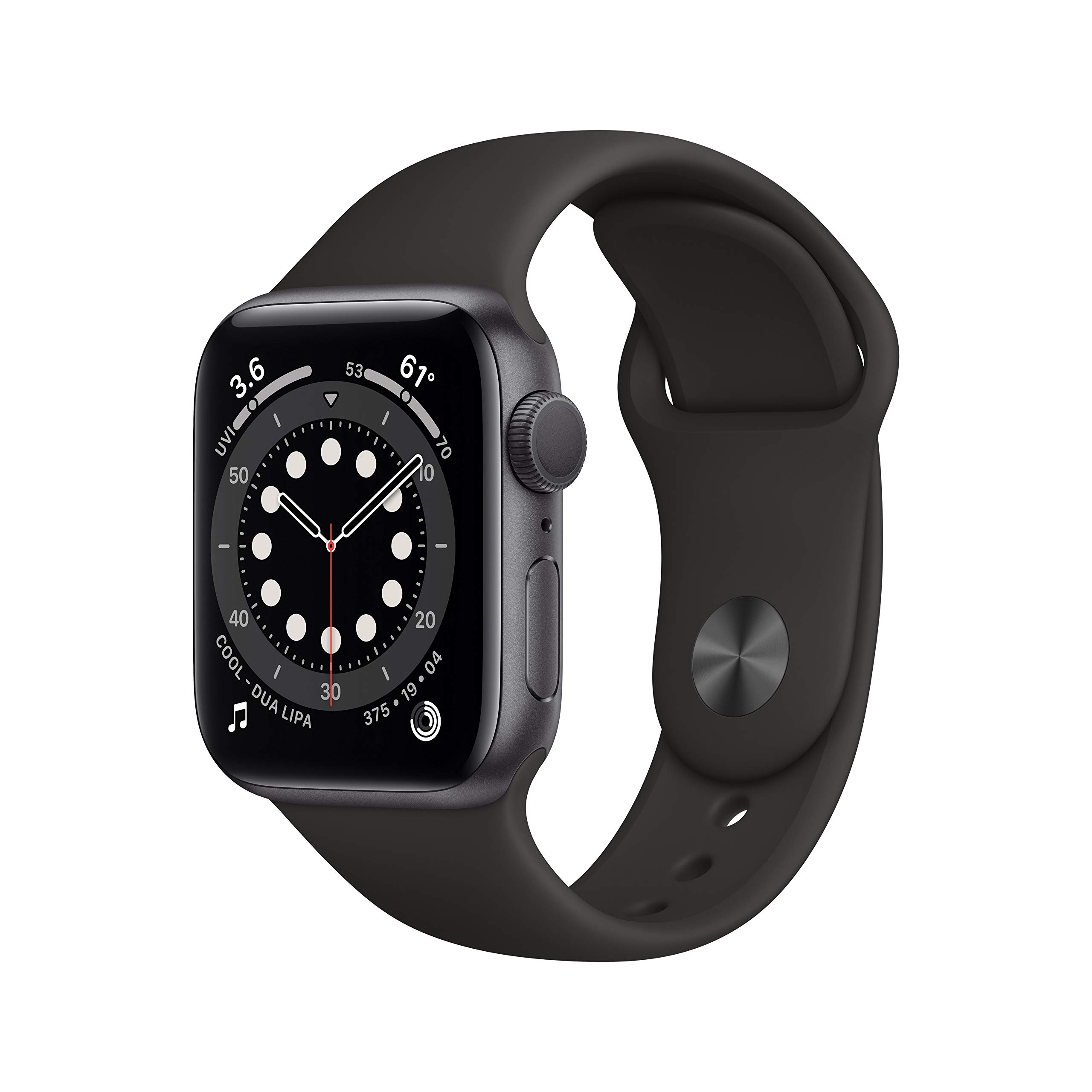 Apple Watch Series 6 (Space Grey Aluminium, 40mm, Black Sport Band, GPS  Only) : Amazon.com.au: Electronics