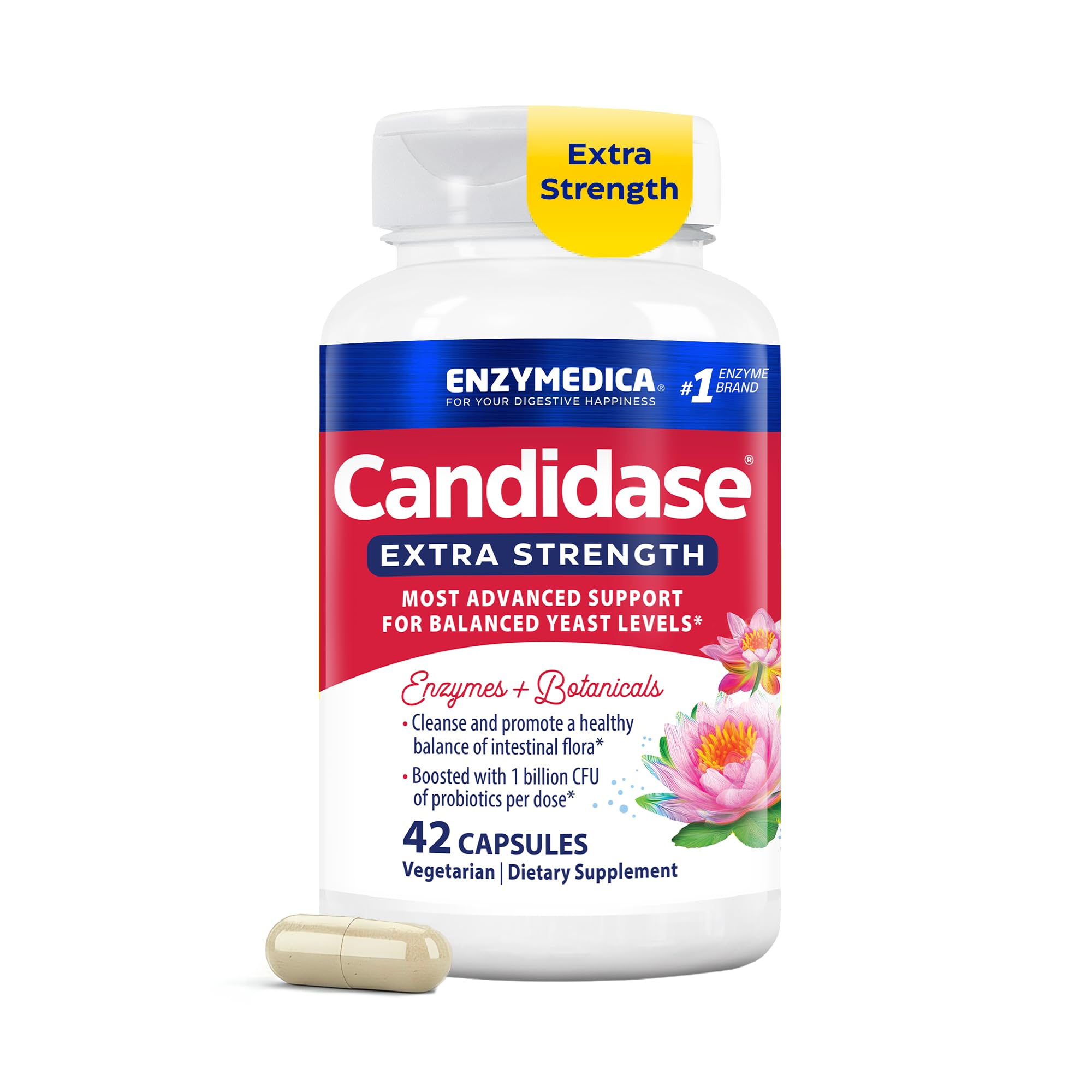 Enzymedica Candidase Extra Strength - 42 Capsules