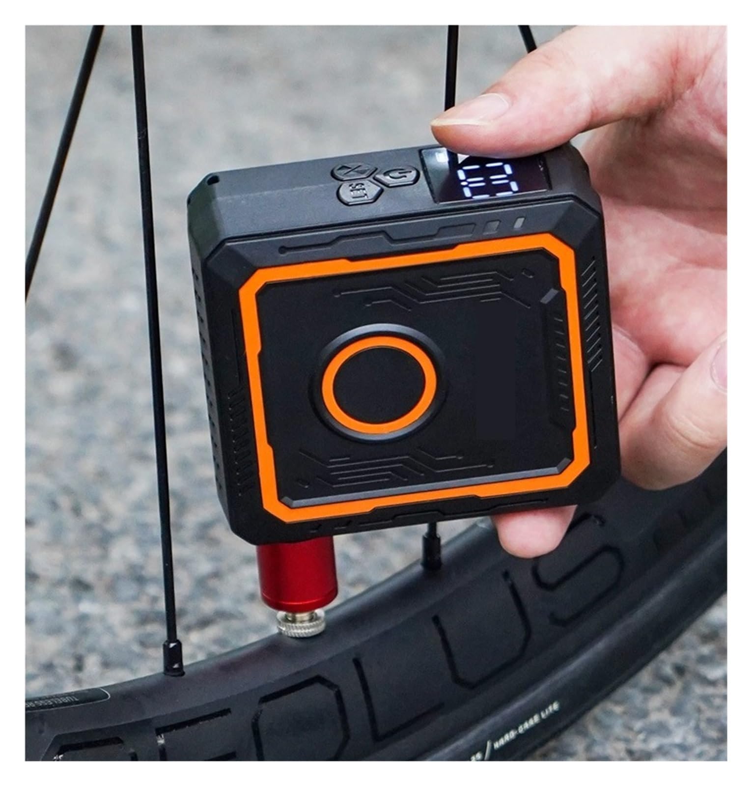 Pompka Powietrza, Mini Elektryczna Pompka Powietrza Przenośna Do Opon Rowerowych