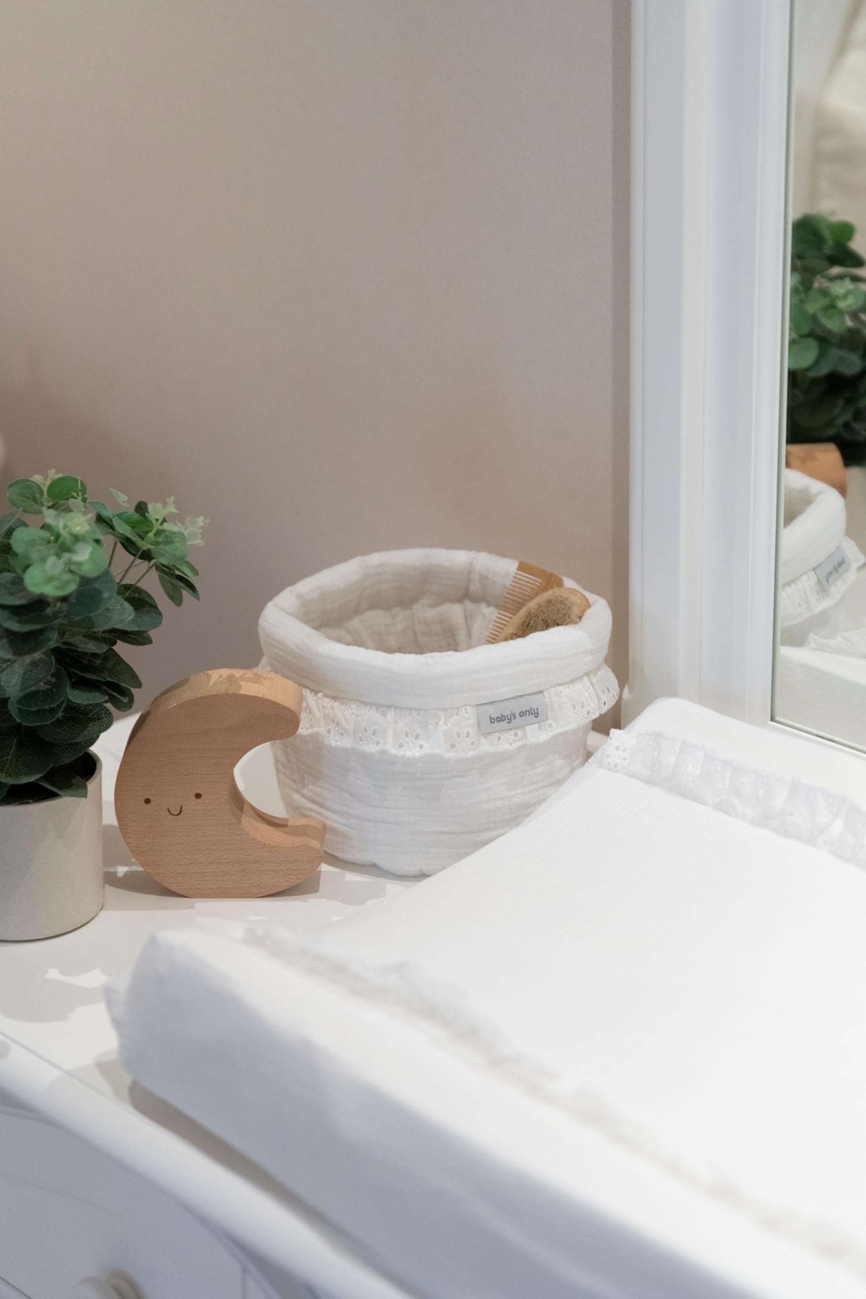 Baby's Only - House matelas à langer Calm - Warm Linen - 45x70 cm