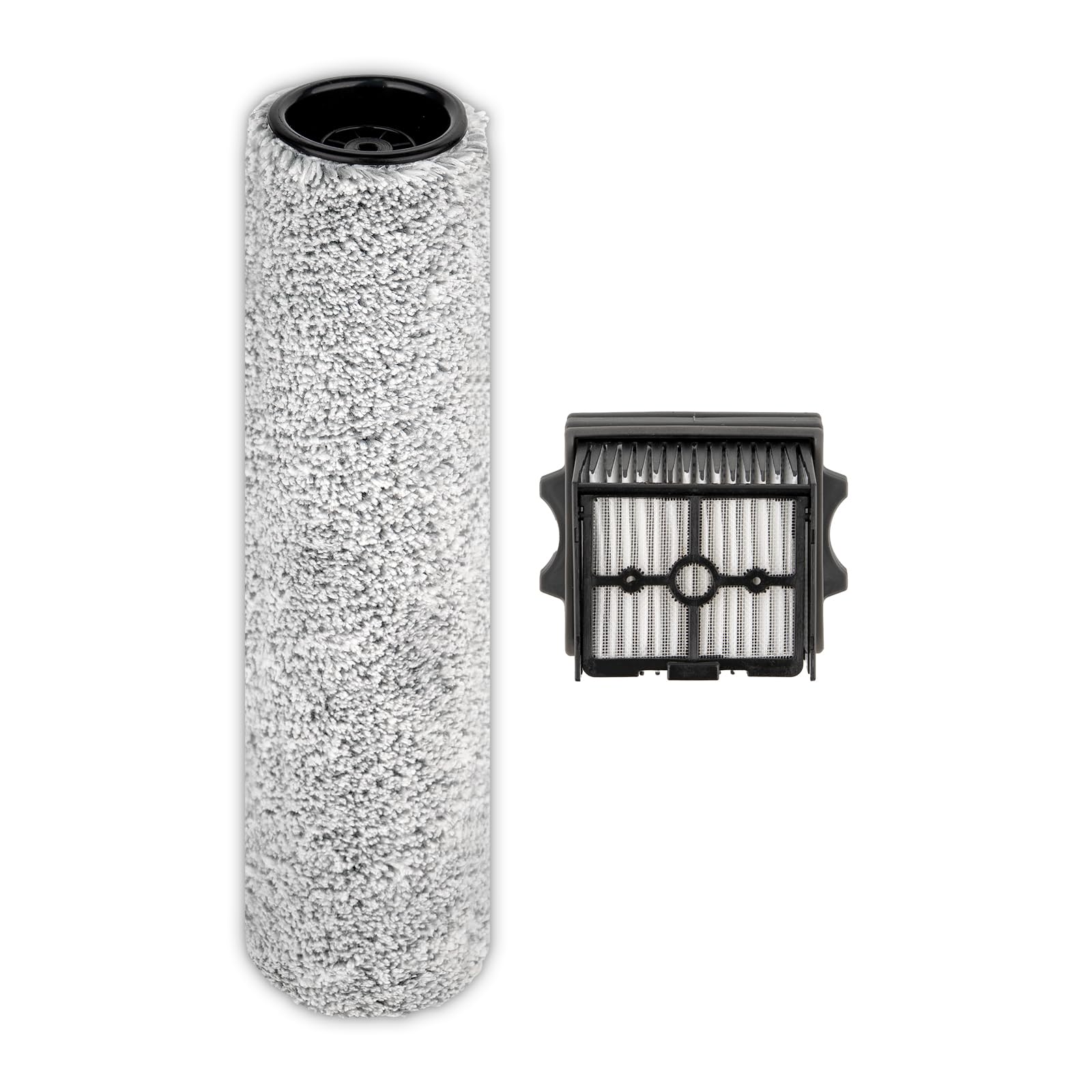 (2 Pack) S9 Artist Pro Brush Rollers and HEPA Filters for Tineco Floor One Stretch S6, Switch S6 Wet Dry Vacuum Cleaner (Excluding Handle) (Brush Roller*1(Excluding handle) + HEPA Filter*1)