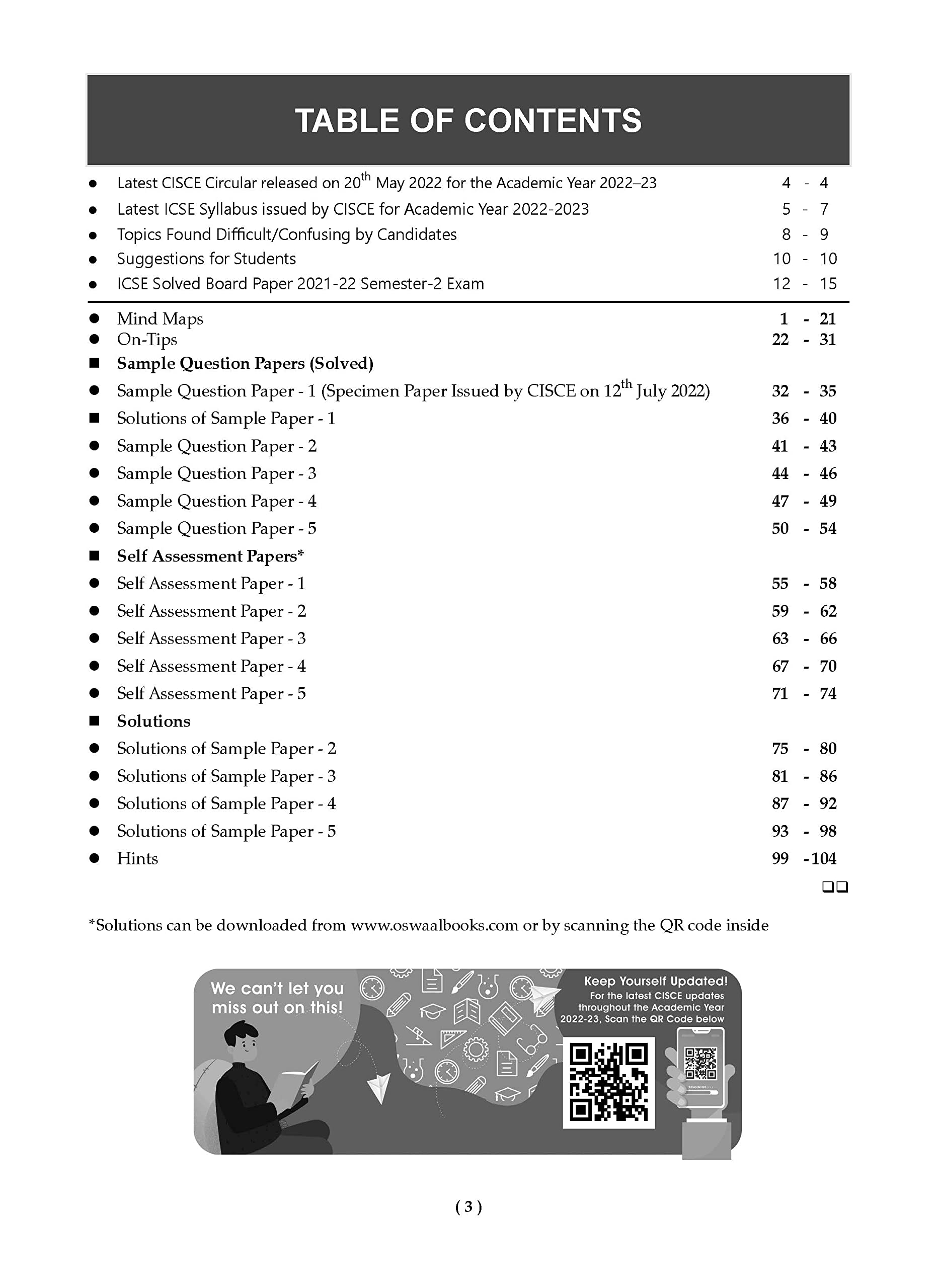Oswaal ICSE Sample Question Papers Class 10 History & Civics for 2023 Board Exam (based on the latest CISCE/ICSE Specimen Paper) 1