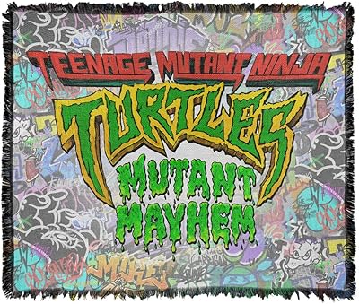 LOGOVISION Teenage Mutant Ninja Turtles: Mutant Mayhem Blanket, 50