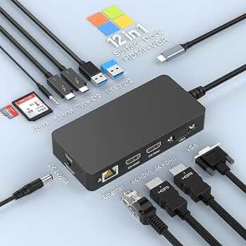Amazon.co.jp: Microsoft Surface Thunderbolt 4 ドック