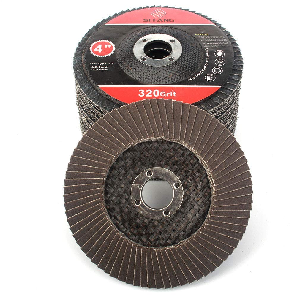 320 Grit Flap Discs - Angle Grinder Sanding (10 PCS) -5