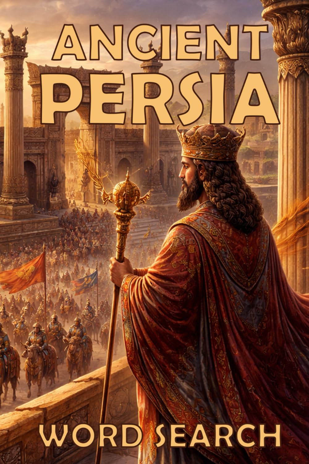 Ancient Persia Word Search Puzzles: 50 Themed Puzzles Exploring Empires, Kings, Culture, and History (Ancient Worlds Word Search Series)