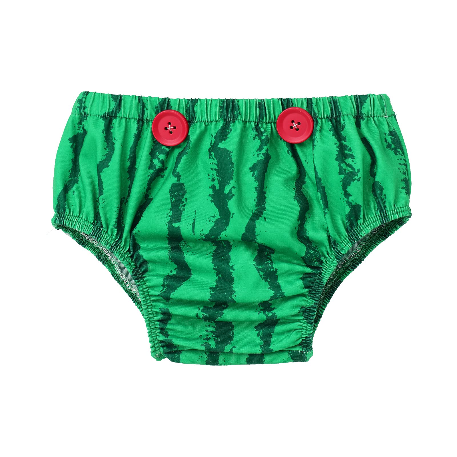 FYMNSI Baby Boy Melon 1st Birthday Outfit Smash Cake Diaper Cover Shorts Watermelon Outfits Suspenders One in a Melon Toddler First Birthday Melons Themed Party Supply Summer Clothes Set Green 1 Year