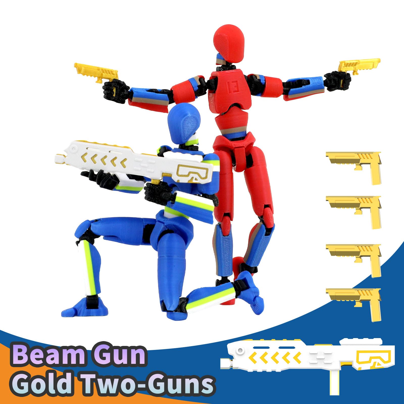 Amazon | Falandi 5個パック タイタン 13 アクションフィギュア 3D