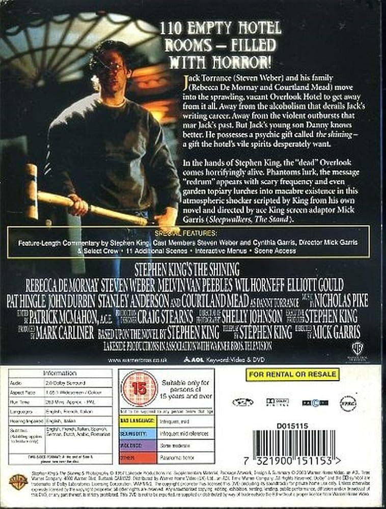 Stephen King - The Shining [DVD]: Amazon.co.uk: Rebecca De
