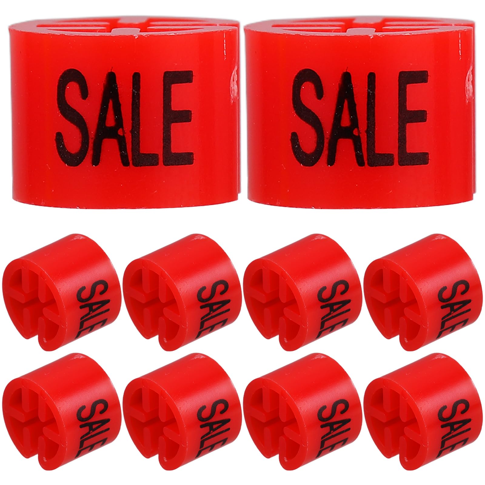 Marqueurs de plastique pour cintres Ciieeo | Lot de 600 pièces d'étiquettes de taille