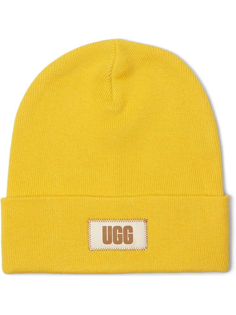 Yellow UGG High Crown Beanie