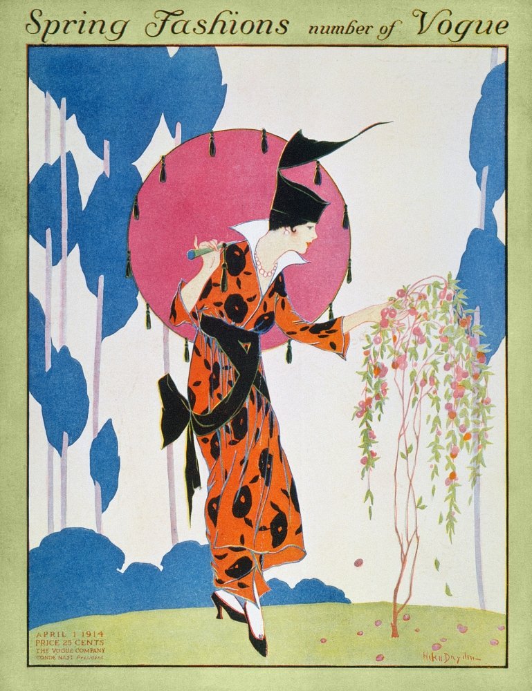 Amazon.com: Vogue Magazine Cover 1914 NVogue Magazine Cover April