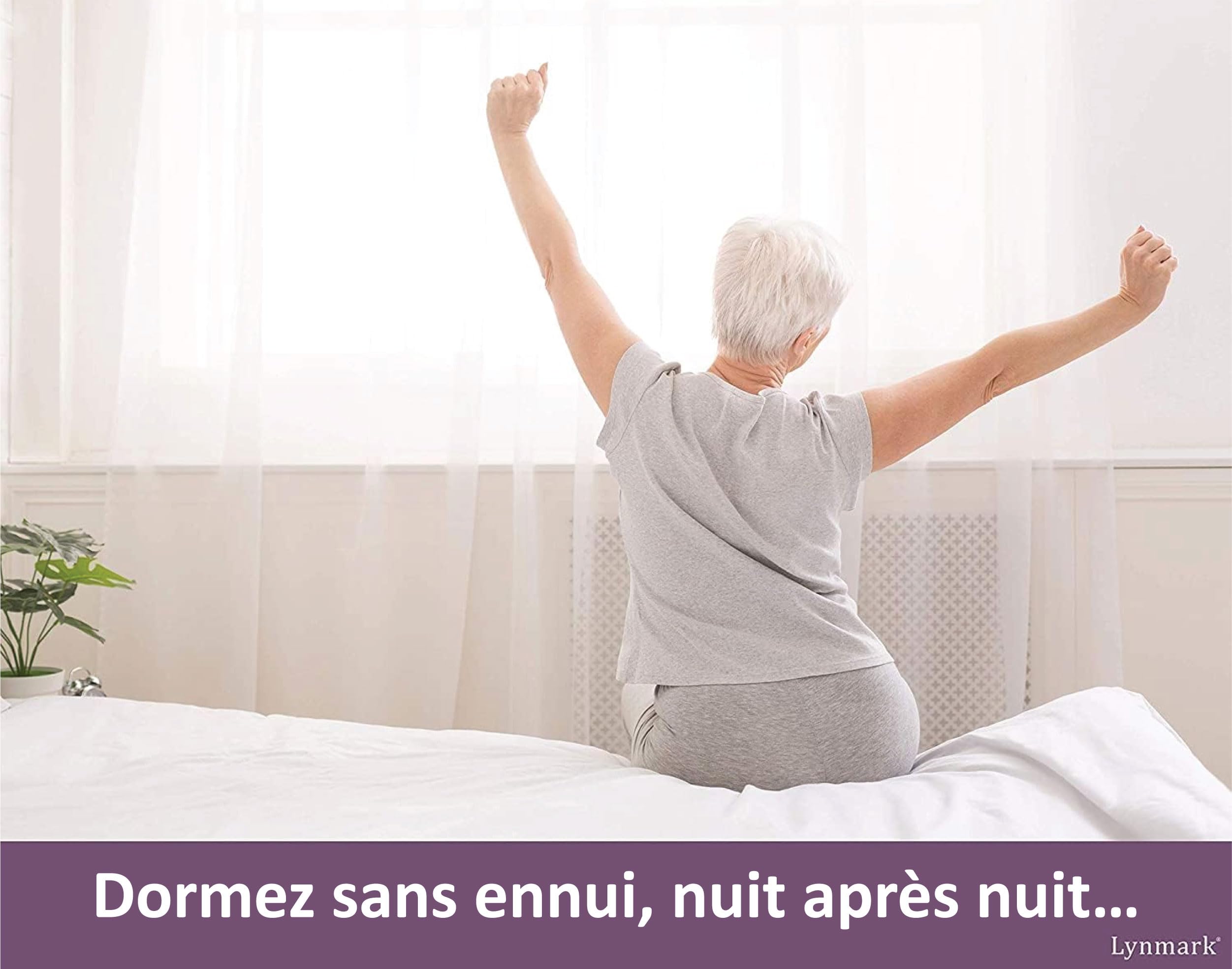 Lynmark® Protège Matelas Imperméable avec Rabats À Glisser – Couverture Imperméable pour Incontinence Absorbant Jusqu’à 2 litres – Protection Matelas en Coton pour Lit Simple - 90 x 85 cm, Blanc