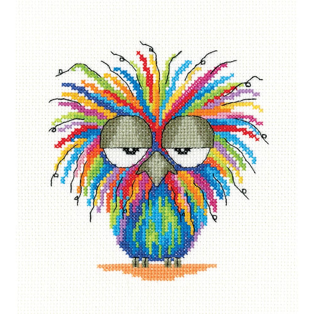 Heritage Crafts N/A Cross Stitch Kit - Party Aimals - Moday Morig By Michael Learer - 14 Cout Aid