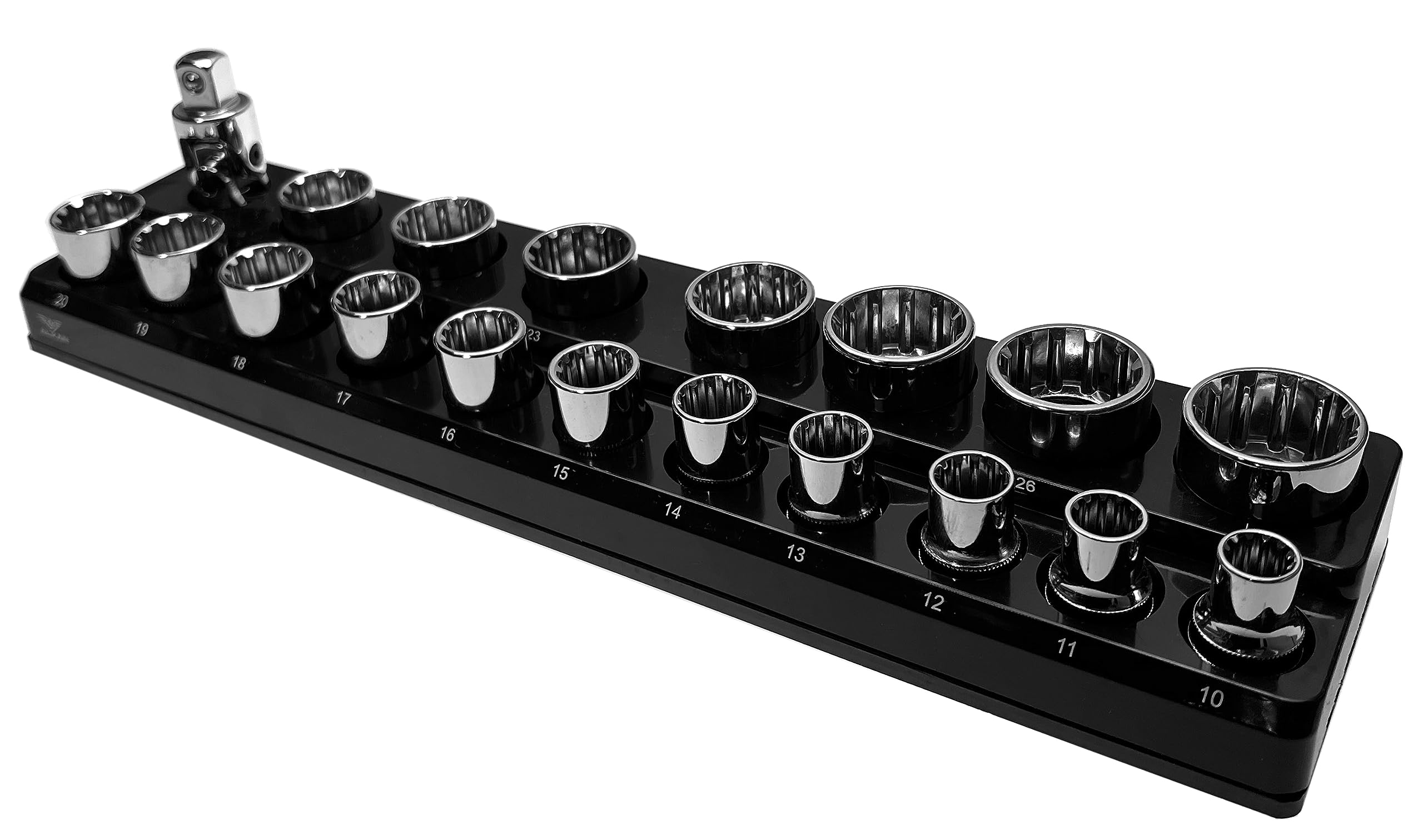 Supporto Magnetico Per Chiavi Inglesi - 2 Pezzi, Organizzatore Da Cassetto In ABS, Nero E Rosso