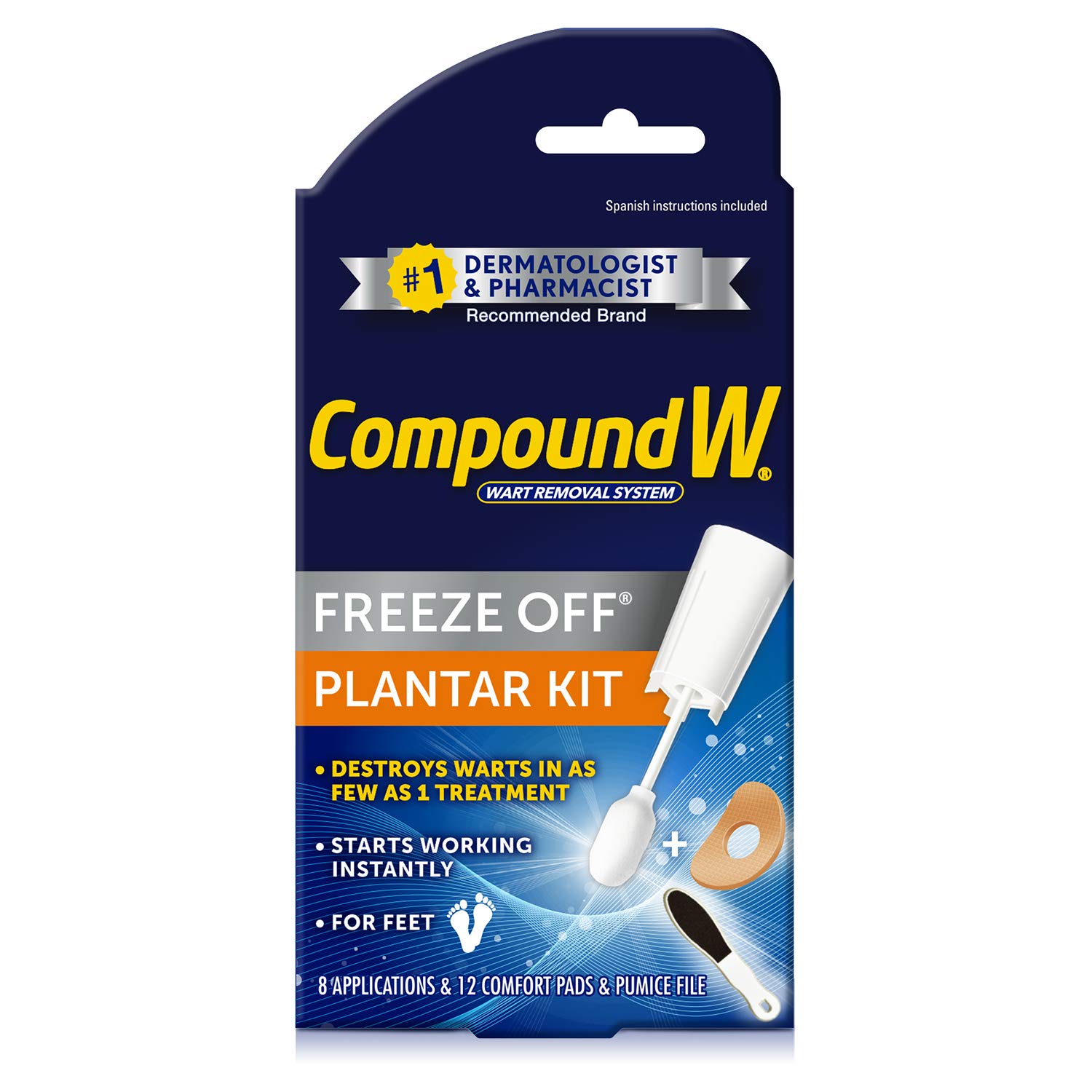 Snapklik.com : Compound W Freeze Off Plantar Wart Remover Kit, 8