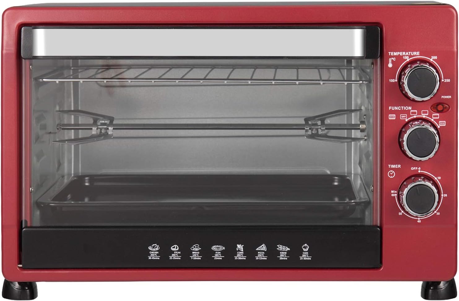 teglia elettrica per la cottura al forno