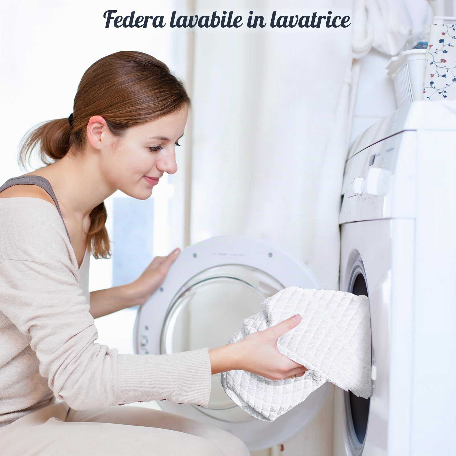 SAHEYER Cuscino Braccioli in memory foam, Cuscino Ergonomico per il sonno laterale, Cuscino Ortopedico Cervicale adatto per dormire in posizione laterale, supina o prona, Nero