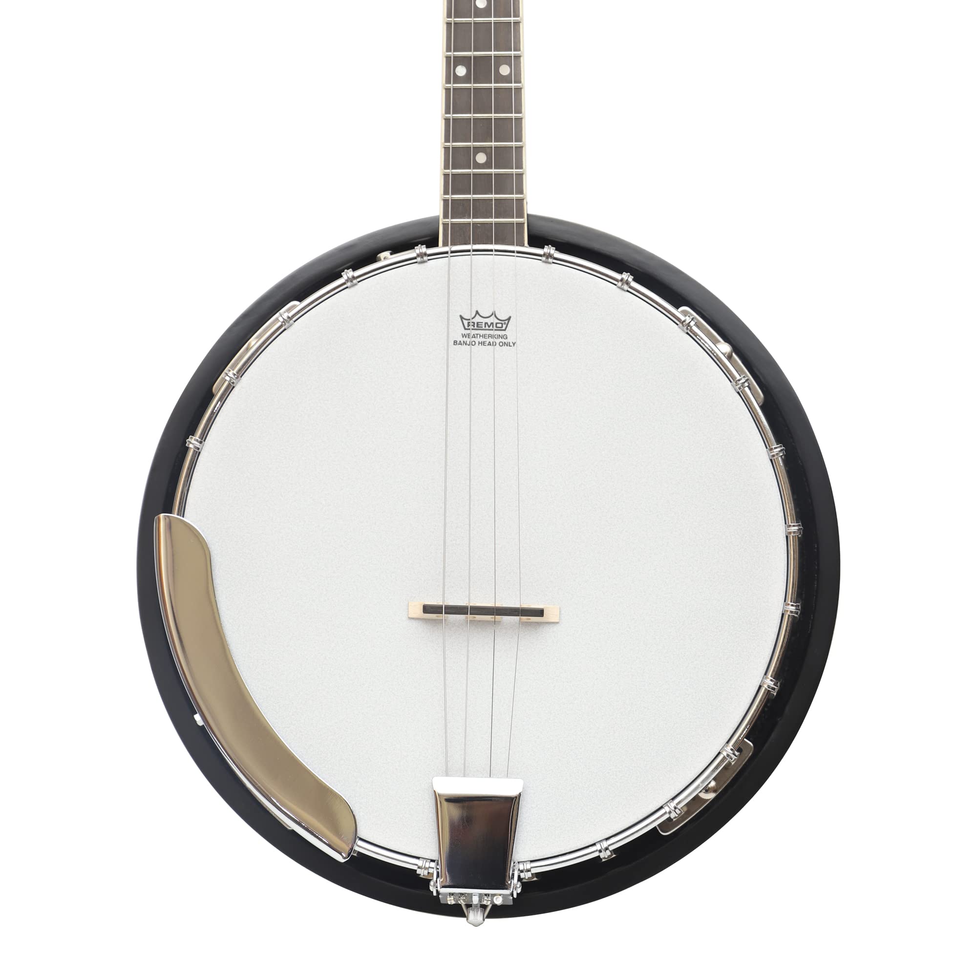 4-Saiten-Banjo mit fester Rückseite, 17 Bünde, 4-saitiger Tenor-Banjo, kurze Mensur