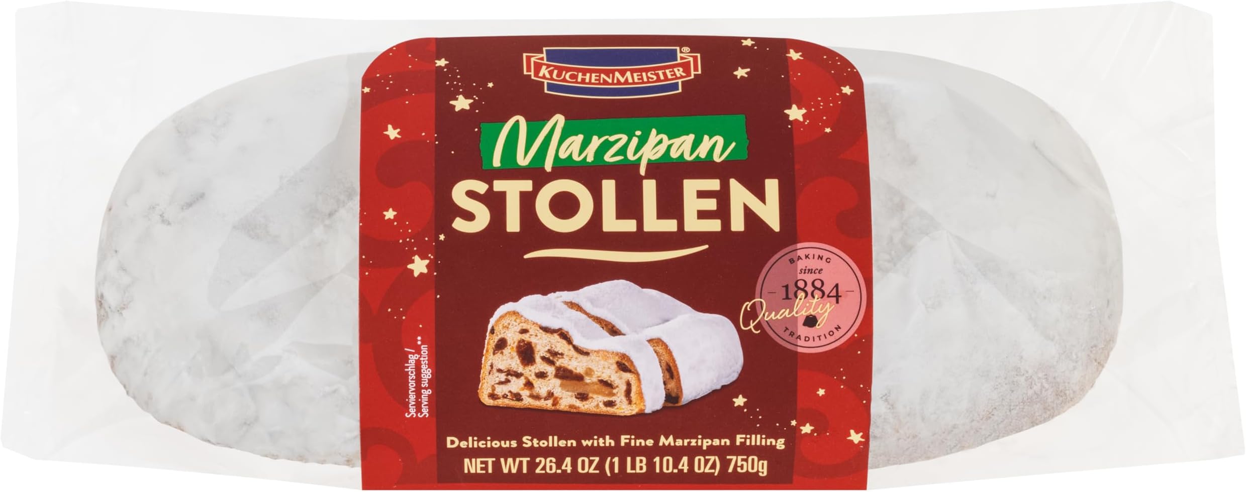 Kuchenmeister Marzipan Stollen 750g