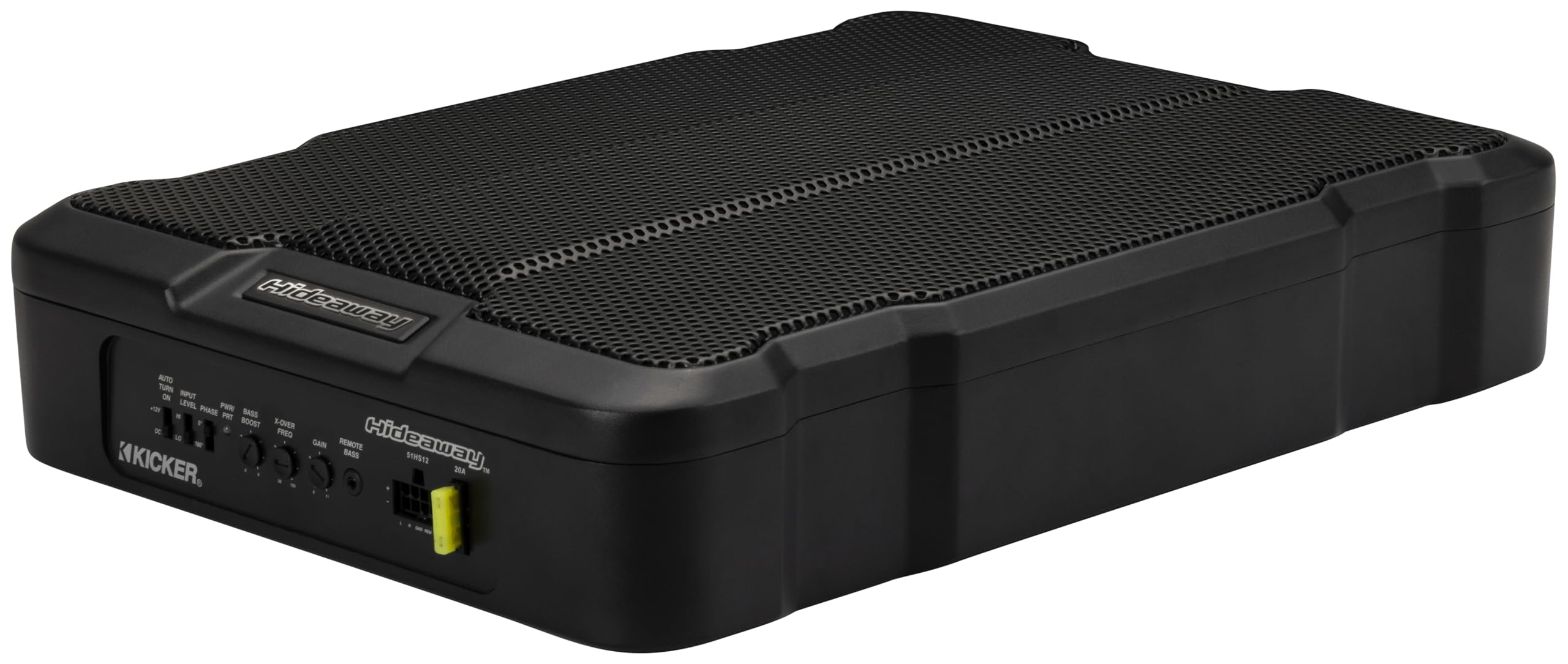 Amazon.com: KICKER 51HS12 Hideaway Compact Powered Subwoofer, 12