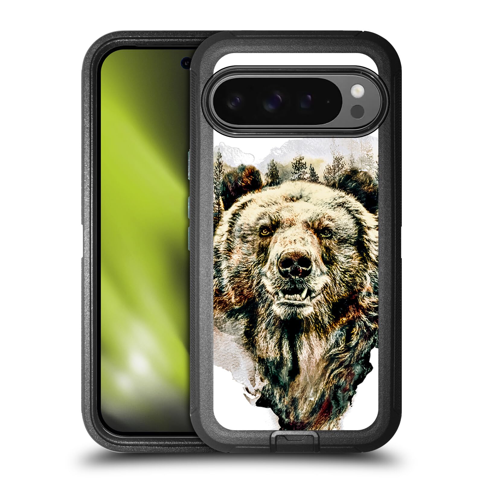 Évitez les bris d'écran : coque Google Pixel 9 Pro XL antichoc Ours blindée - 8
