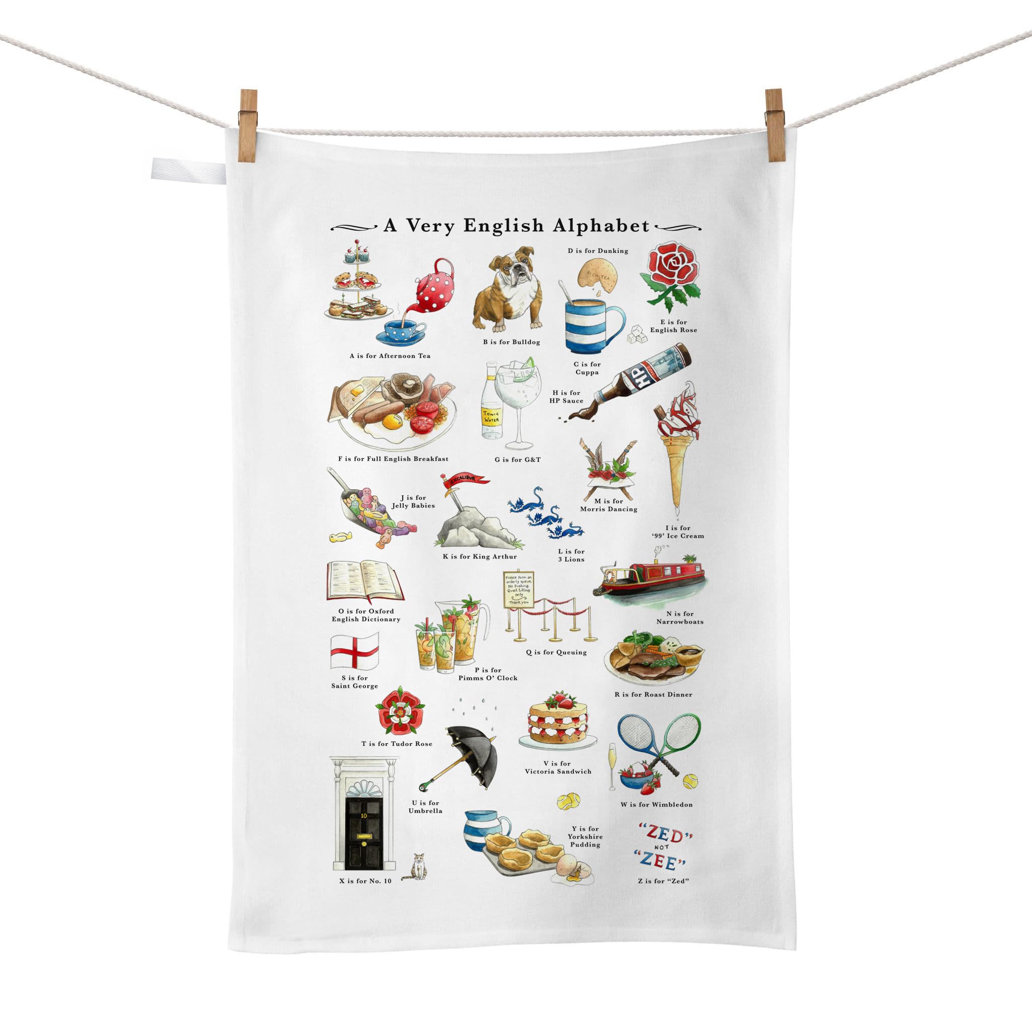 British Gifts, White, 68 x 45 cm - Image 4