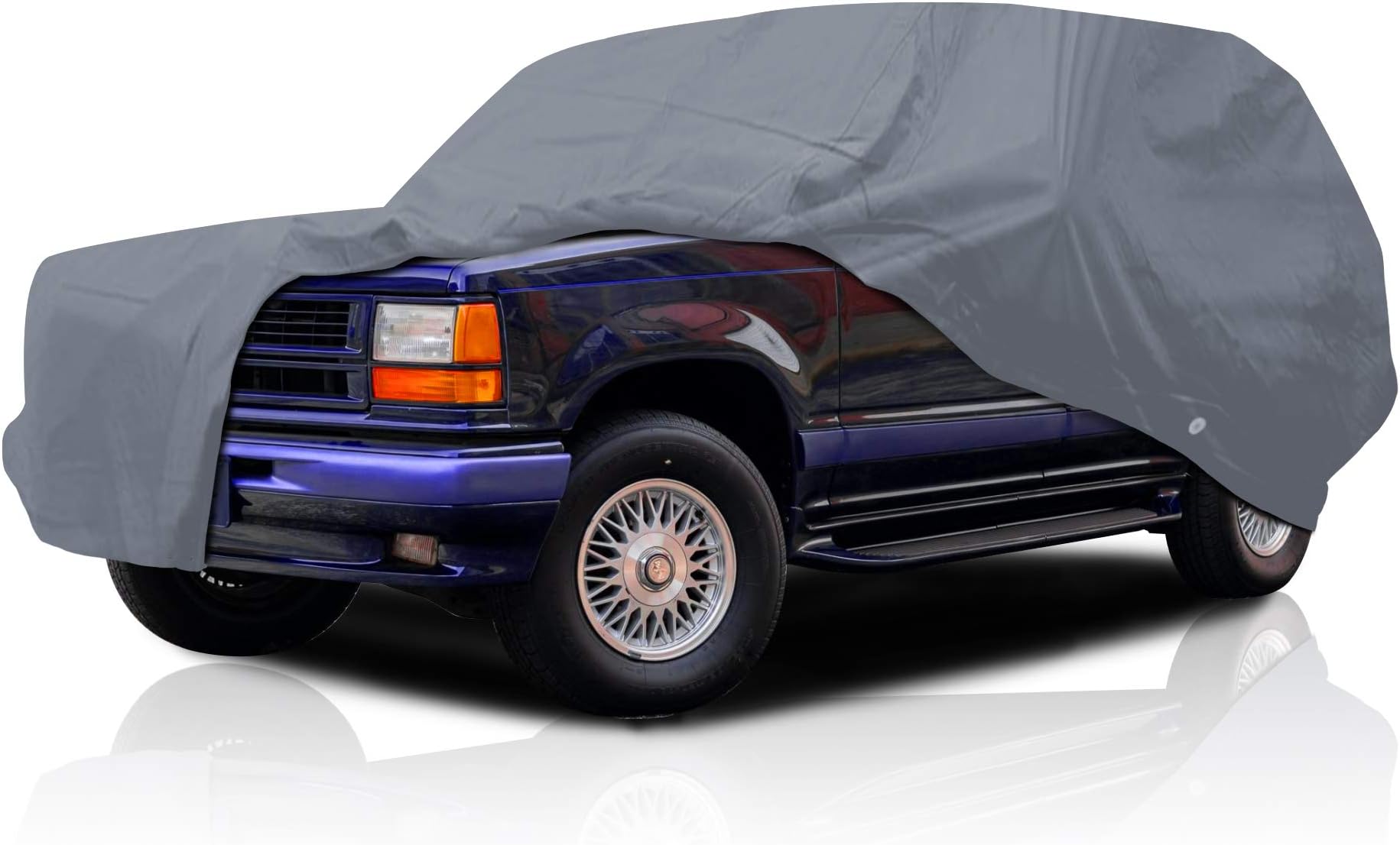 5 Layer Car Cover Breathable Waterproof Layers Outdoor Indoor Fleece Lining Fia1