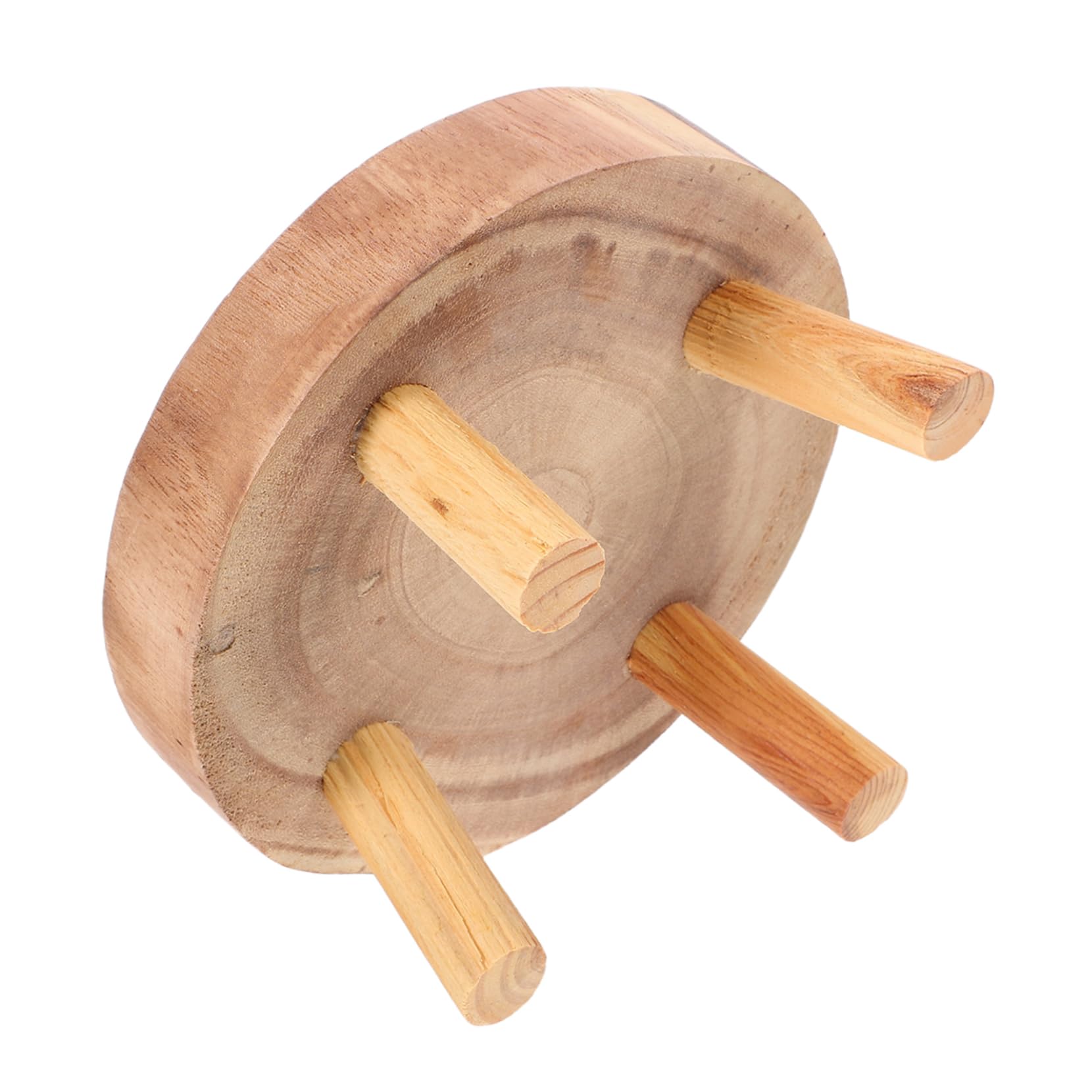 Support pour pots de fleurs resistant en bois pour mini aquarium