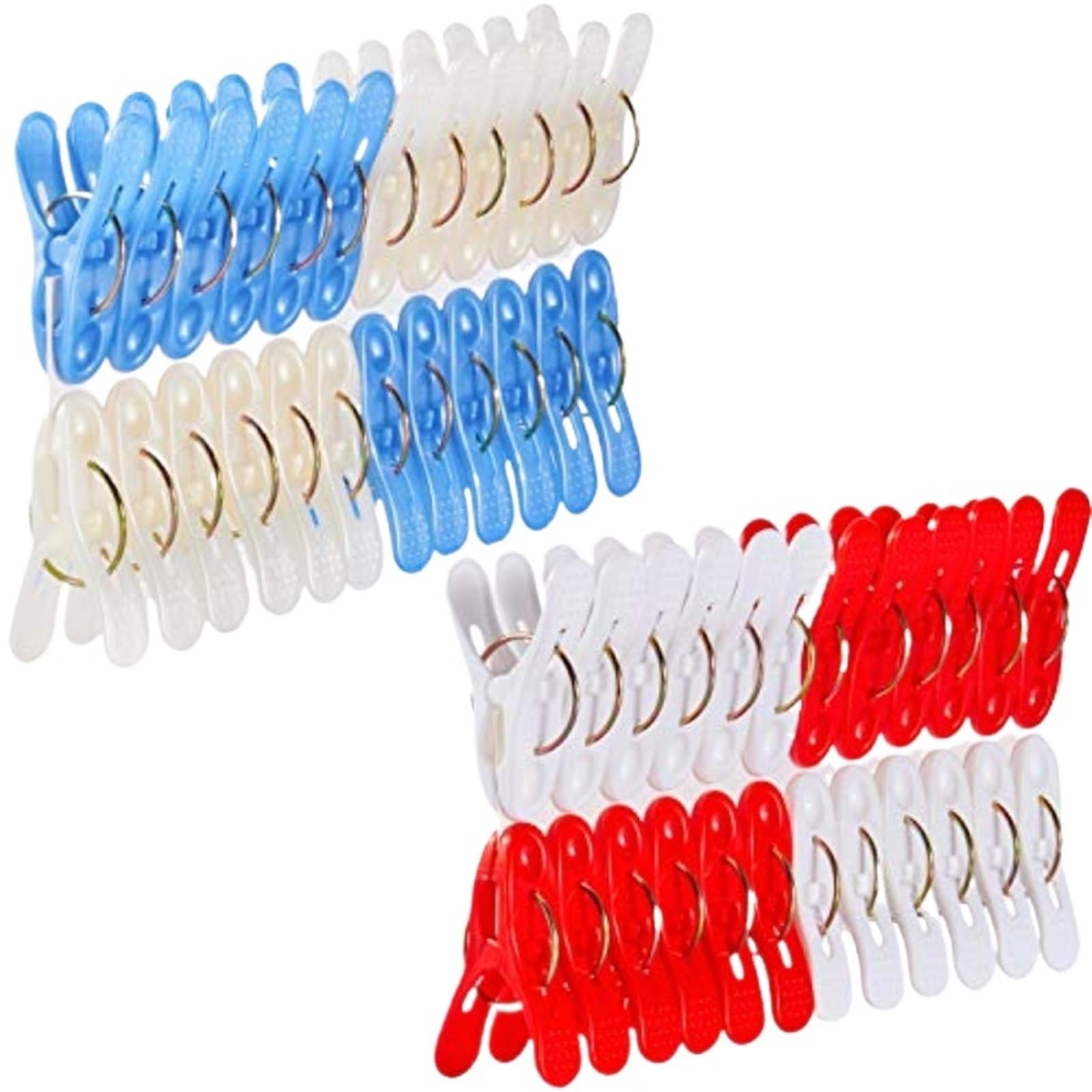 240Pcs Pack Colored Plastic Clothespins Windproof Clothes Clips for Washing Line