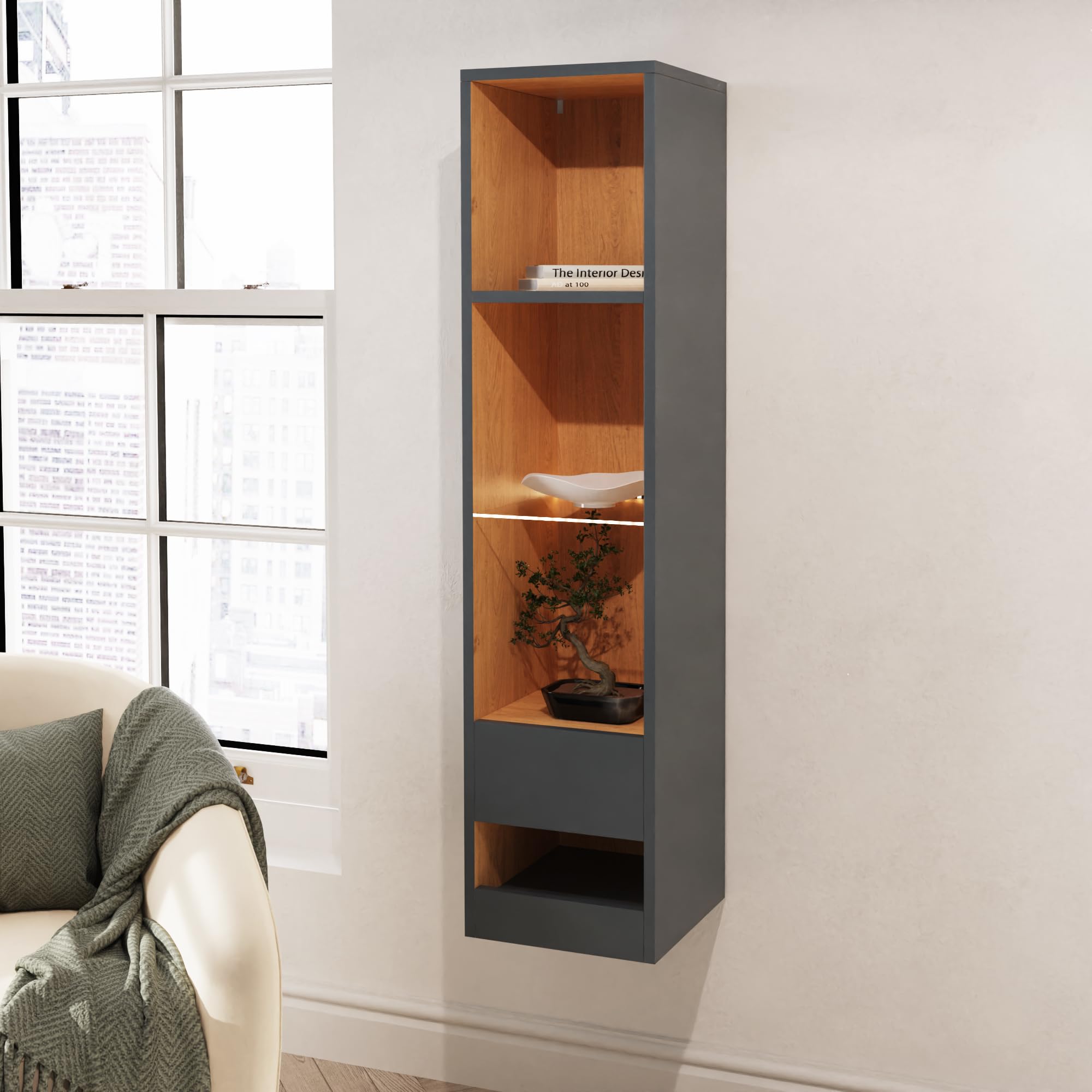 GFW Shelving Unit, Anthracite, One Size