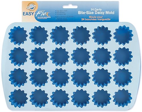 Easy Flex Silicone 24-Cavity Bite Daisy Pan