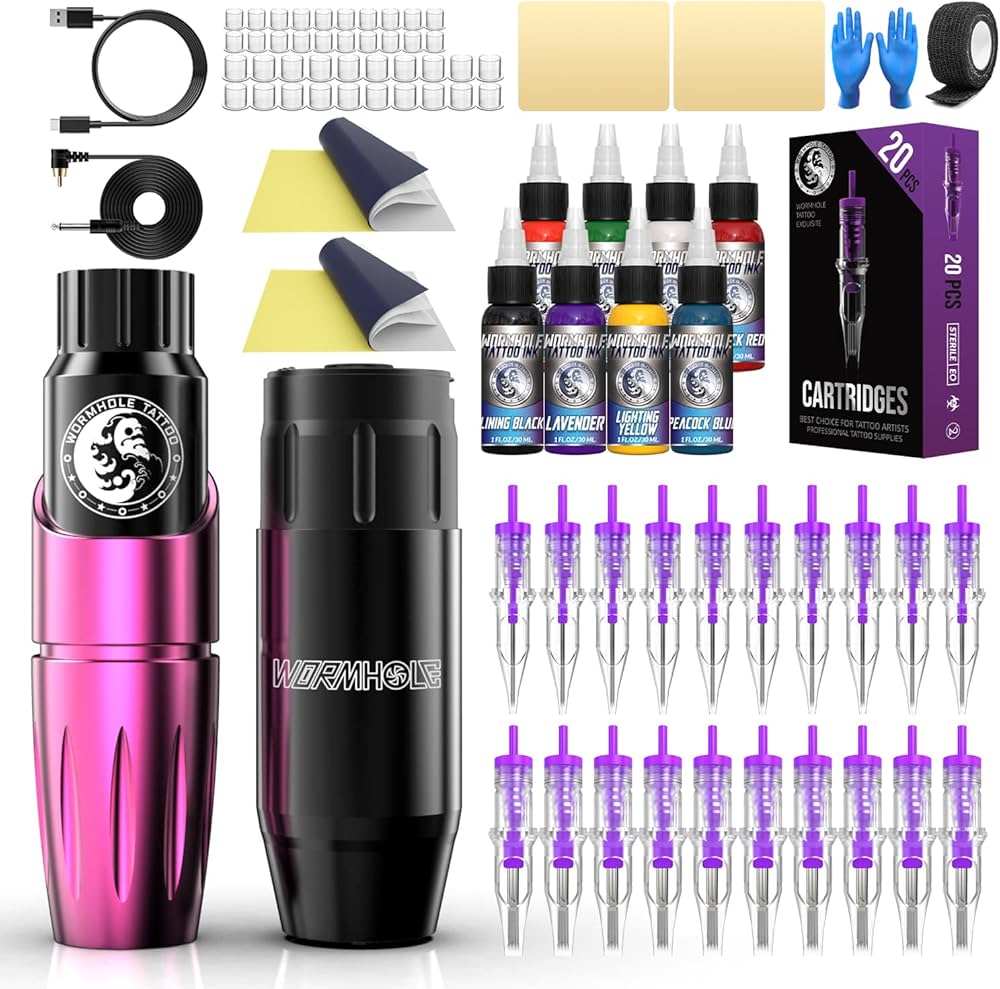 Amazon.com: Wormhole Cordless Tattoo Machine, Completely Tattoo