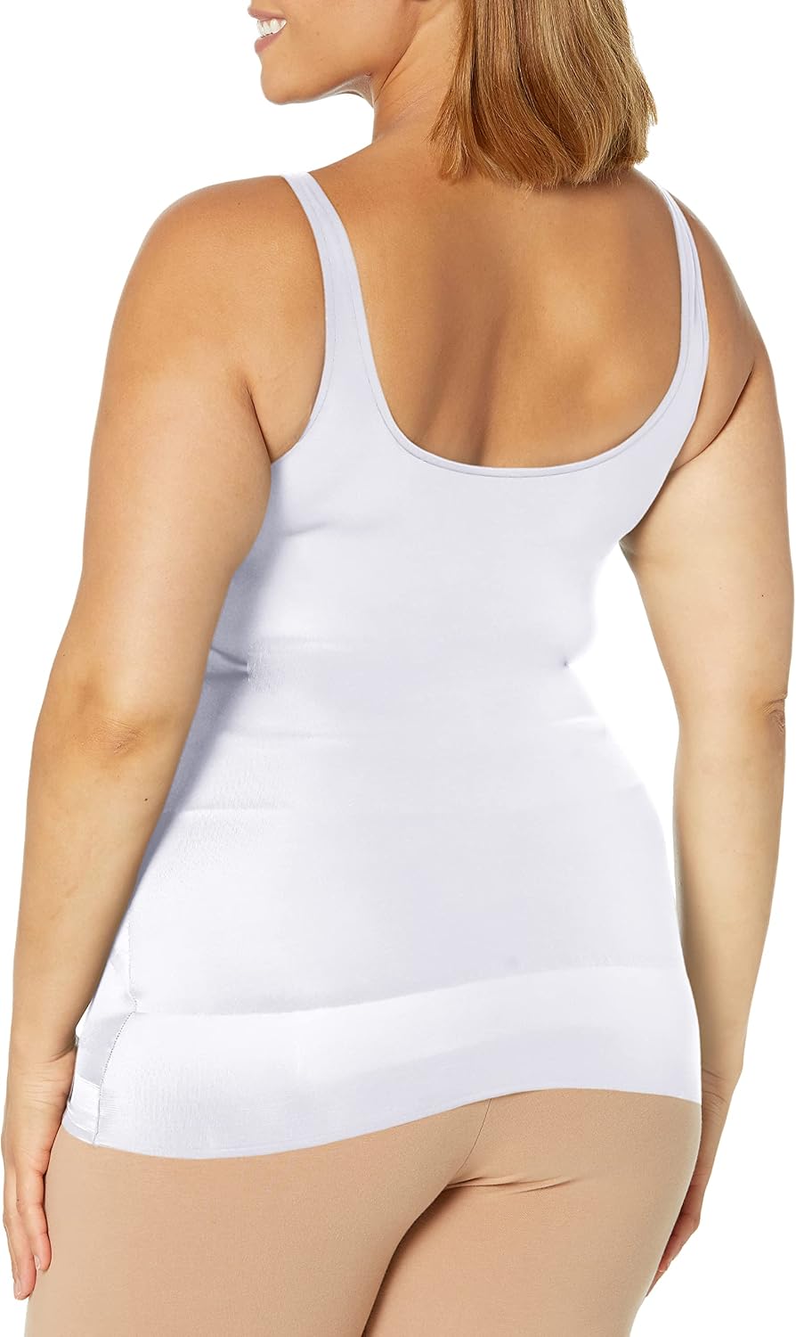 Naomi & Nicole womens No Side Show Waist Shaping Tank Camisole, 7503