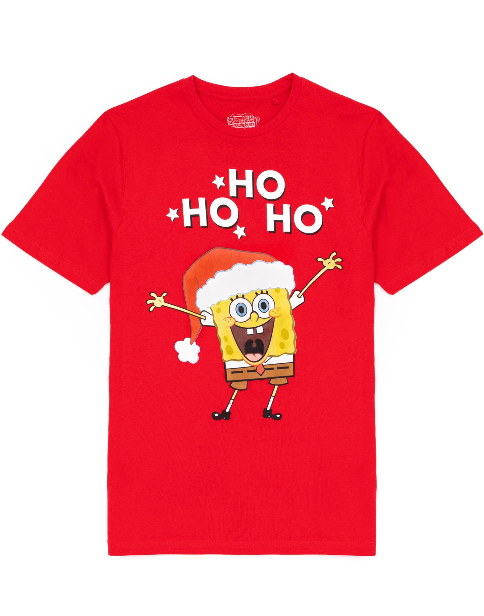 Vanilla Underground Spongebob Squarepants Mens Red Character Short Sleeved T-Shirt (Small) from B&Q