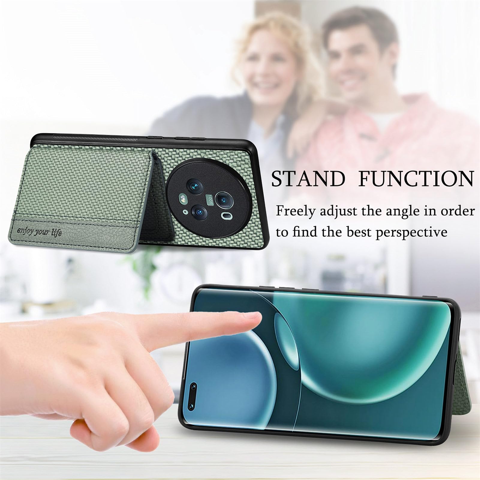 OJIA Coque Pour Honor Agic7 Lite (agic 7 Lite), Étui En Cuir, PU Housse Pochette Antichoc Et