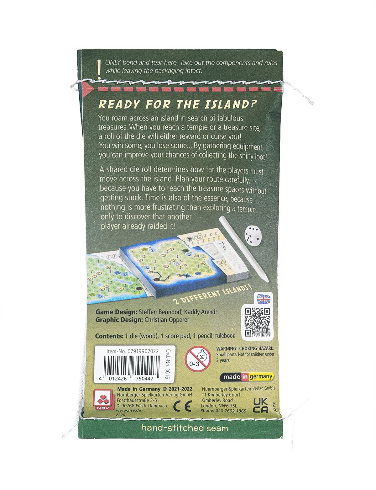 NSV - 3616 - MINNYS - GO for Gold - Small Dice Game - Plastic Free - Image 3