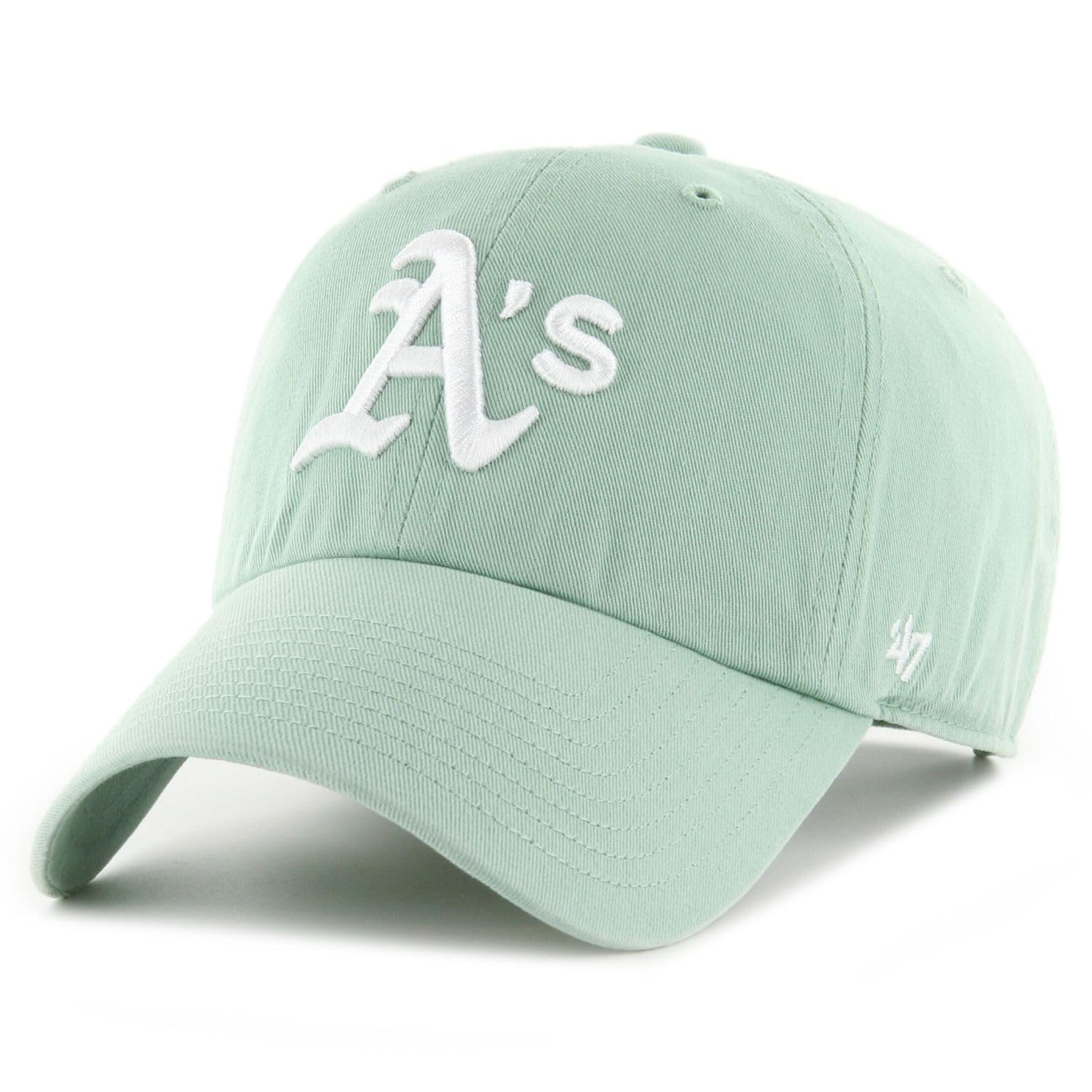 47Brand Strapback Cap - CLEAN UP Oakland Athletics mint