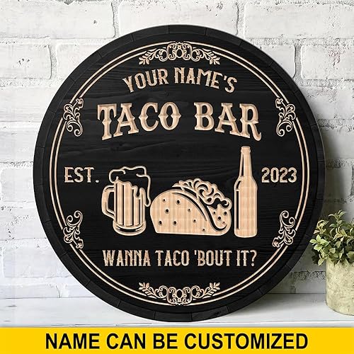 Miniatura 184 de Placa de pared de madera de bar de tequila mexicano personalizado, letrero de bar de México, letrero rústico para pub para el hogar, decoración de 01