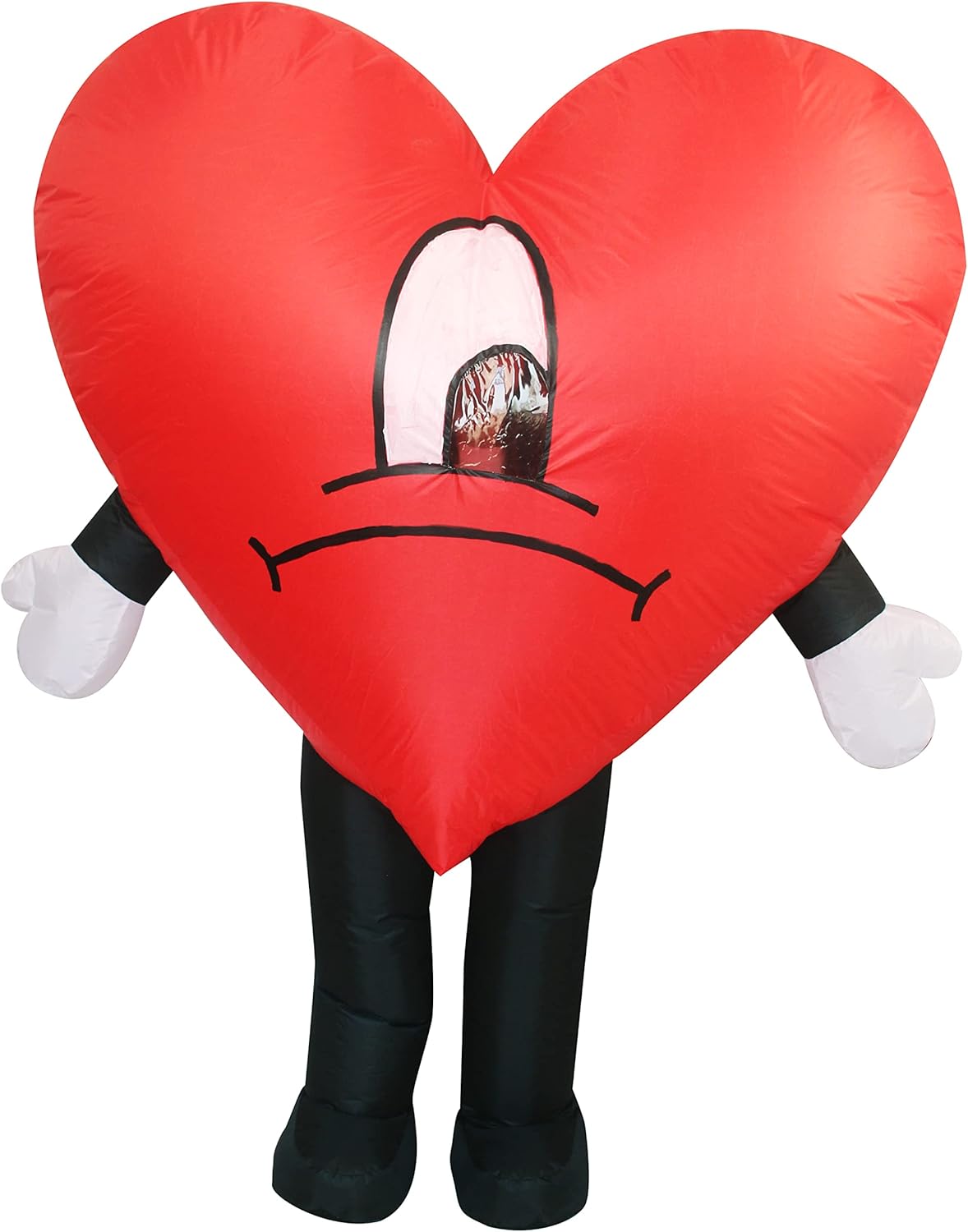 Inflatable Red Love Heart Costume