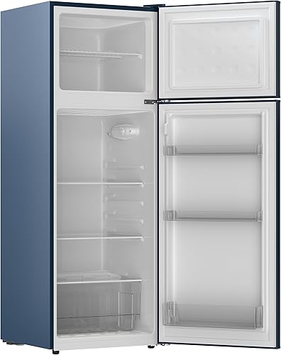 Miniatura 6 de Frigidaire Refrigerador retro de tamaño apartamento con congelador superior, refrigerador de 2 puertas con capacidad de almacenamiento de 7.5 pies