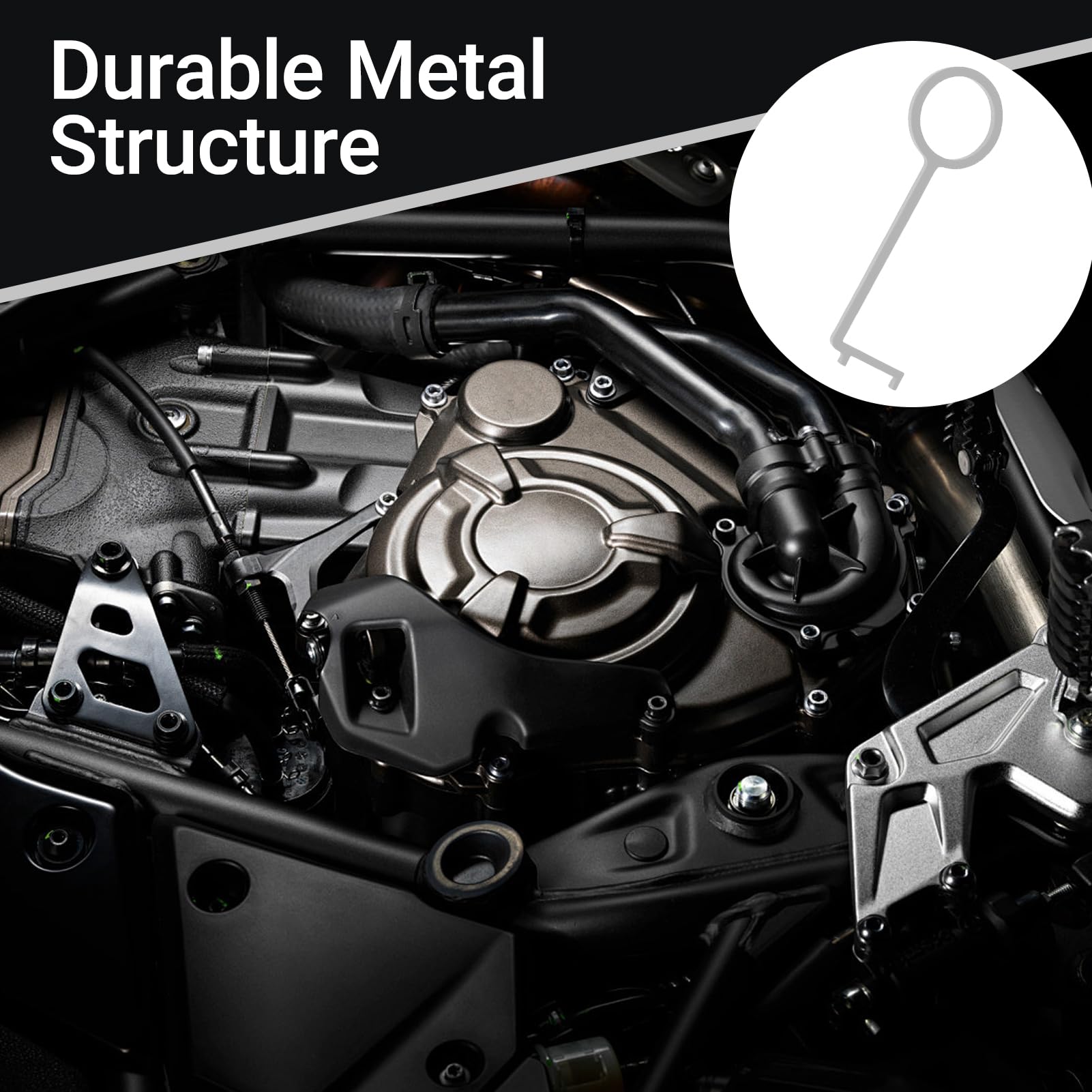 Erioscar Calibro Strumento Chiave per Cinghie dentate PureTech 1.0 e 1.2, Indicatore di Usura della Cinghia per PSA, Strumenti della Cinghia di distribuzione per Citroen, Peugeot, Toyota (1 Pezzi)